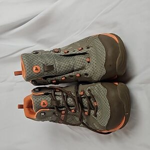Merrell Outright Edge Mid Women's Brindle/Melon WP Hiking Boot J342272C Size 11